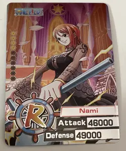 NAMI R Holo Foil ONE PIECE Anime TCG CCG Collectible Card - Image 1