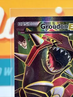Groudon EX #150 Ultra Rare Full Art Pokemon TCG 2015 XY Primal Clash DMG - Image 4