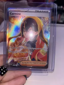 Carmine - 217/167 - Pokemon Twilight Masquerade Special Illustration Rare NM - Image 4