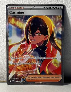 Pokemon TCG Carmine Special Illustration Rare 217/167 Twilight Masquerade Mint - Image 3