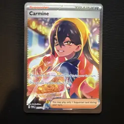 Carmine - 217/167 - Pokemon Twilight Masquerade Special Illustration Rare - MINT - Image 2