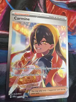 Carmine - 217/167 - Pokemon Twilight Masquerade Special Illustration Rare - MINT - Image 2