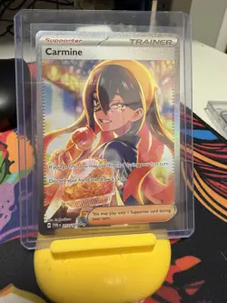 Pokemon TCG Carmine 217/167 Twilight Masquerade Special Illustration Rare - Image 1
