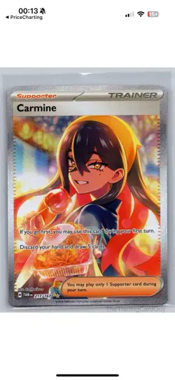 Pokemon TCG Carmine 217/167 Special Illustration Rare Twilight Masquerade NM/M - Image 1