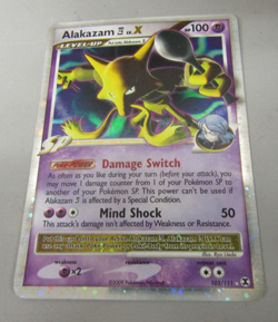 Alakazam LV.X 103/111 - Pokemon TCG Rising Rivals Pokemon Card Ultra Rare - Image 1