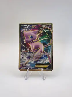 Gold Metal Mew EX Card Fan Custom Pokemon Full Art Collectible Display Card - Image 1