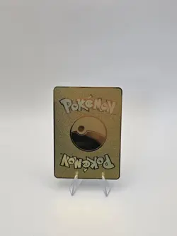 Gold Metal Mew EX Card Fan Custom Pokemon Full Art Collectible Display Card - Image 2