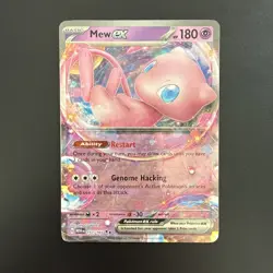 Pokemon Mew EX Ultra Rare Holo 151/165 Scarlet & Violet 151 Card English - Image 1