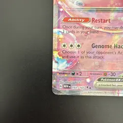 Pokemon Mew EX Ultra Rare Holo 151/165 Scarlet & Violet 151 Card English - Image 4
