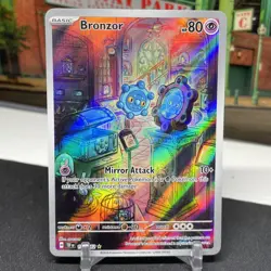 Pokemon TCG Bronzor Illustration Card 170/162 Temporal Forces 🔥🔥 - Image 1