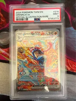 Greninja ex #214/167 PSA 9 Pokemon Card - Image 1