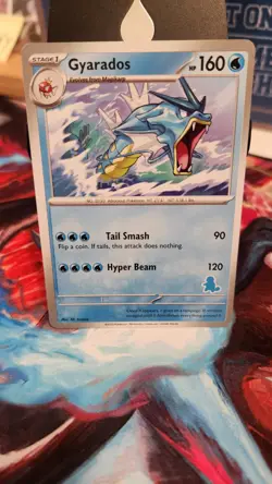 Gyarados Card My First Battle Squirtle Stamped Theme Deck Exclusive NM - Image 1
