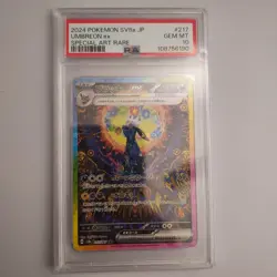 PSA 10 Pokemon Card Umbreon ex SV8a 217/187 SAR Terastal Festival EX Japanese - Image 1