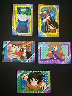 1992 Dragon Ball Banpresto Part 2 (5 Prism cards) - Image 1