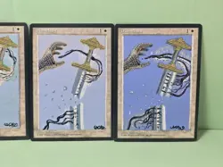 MTG Disenchant x4 Ice Age Hand Painted Altered Ice Age Premodern Legacy Playset - Image 4