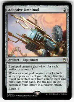ADAPTIVE OMNITOOL #16 MTG COMMANDER: AETHERDRIFT RARE - Image 1