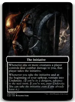 MTG The Initiative // Undercity Double-Sided Token T Commander Legends: Battle f - Image 2