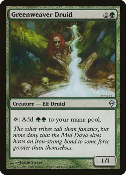 MTG Greenweaver Druid ** Zendikar ** English (NM) - Image 1