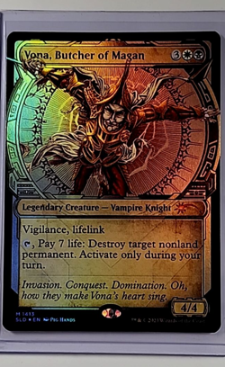 MTG Magic the Gathering SLD Secret Lair Showcase Foil 1413 Vona Butcher of Magan - Image 1