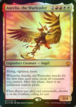 MTG Aurelia, the Warleader Foil ** GRN Guild Kit ** English - Image 1