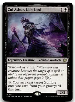 MTG Zul Ashur, Lich Lord R Foundations 77 LP - Image 1