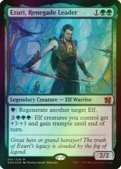MTG Ezuri, Renegade Leader Foil ** Duel Decks: Elves vs. Inventors ** English - Image 1
