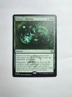 Nature's Rhythm TDM Rare Sorcery Green Regular English MTG [0150] - Image 1