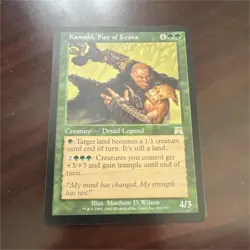 Magic: The Gathering Kamahl Fist of Krosa Creature Onslaught Green Rare English - Image 1