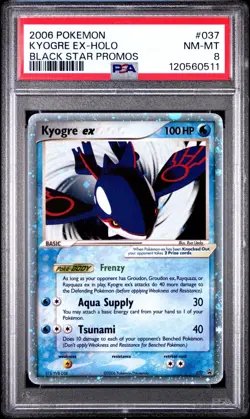 (PSA 8) Pokemon: Black Star Promos - Kyogre ex #037 [Promo] - Image 1