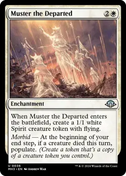 NM Muster the Departed, MGT, Modern Horizons 3, Magic the Gathering, 36 - Image 1