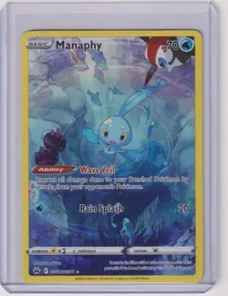 Manaphy GG06/GG70 Holo Crown Zenith Galarian Gallery Pokemon NM/M - Image 1
