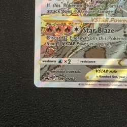 Pokemon TCG Charizard VSTAR SWSH262 Holo Black Star Promo Alternative Art - Image 5