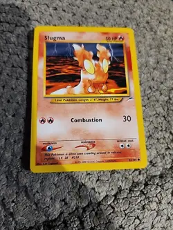 Slugma 82/105 Neo Destiny Pokemon TCG Card WOTC - Image 1