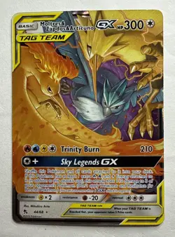 2019 Pokemon: Moltres & Zapdos & Articuno Tag Team GX #44/68 - Image 1