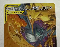 2019 Pokemon: Moltres & Zapdos & Articuno Tag Team GX #44/68 - Image 2