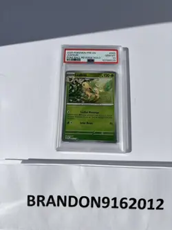 PSA 10 - 2025 POKEMON PRE EN-PRISMATIC EVOLUTIONS 005 LEAFEON Pokeball Reverse - Image 1