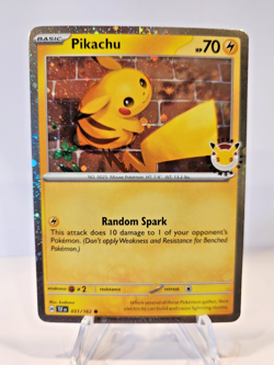 Pikachu 051/162 Cosmos Holo Pokemon Day 2026 Stamped Promo - Image 1