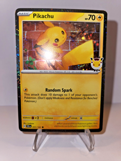 Pikachu 051/162 Cosmos Holo Pokemon Day 2026 Stamped Promo - Image 2