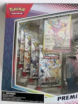 Pokemon Sealed Lot Prismatic Evolutions Figure + PO ETB + PO Booster Bundle - Image 3