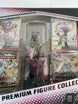 Pokemon Sealed Lot Prismatic Evolutions Figure + PO ETB + PO Booster Bundle - Image 5