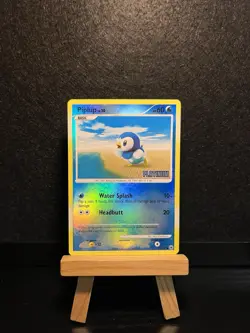 Pokemon - Piplup - 71/100 - 2009 Burger King Promo - Stamped Reverse Holo LP/MP - Image 1