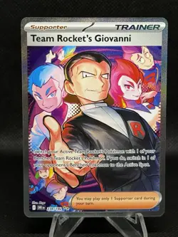2025 Pokemon SV Destined Rivals Team Rocket's Giovanni #238/182 - Image 1