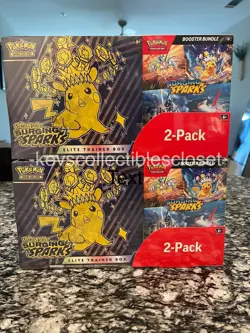 *NEW* Pokemon Surging Sparks Elite Trainer Box + Booster Bundle Costco Exclusive - Image 2