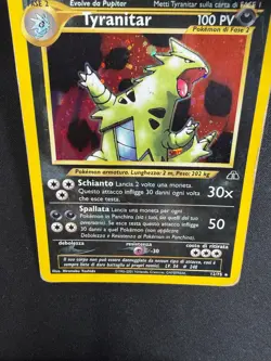 Pokemon Tyranitar 12/75 Neo Discovery Rara Holo Unlimited Wizards ITA Vintage - Image 5