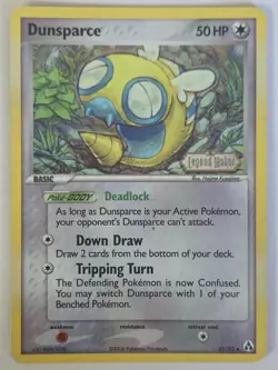 Pokemon TCG Dunsparce Reverse Holo 31/92 Legend Maker Stamped - Image 1