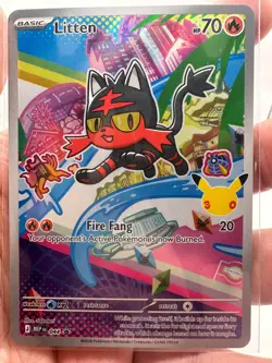 Pokemon First Partner Illustration Series 1 Alolan Alola Starters Promo Set NM - Image 4