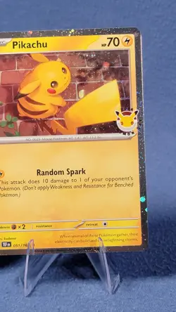 Pikachu 051/162 Pokemon Day 2026 Stamp Cosmos Holo Promo NM Mint 2 (See Pics) - Image 3