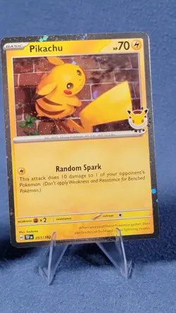 Pikachu 051/162 Pokemon Day 2026 Stamp Cosmos Holo Promo NM Mint 2 (See Pics) - Image 4