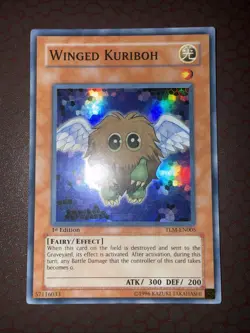 Yu-Gi-Oh! Winged Kuriboh -TLM-EN005- Super Rare - 1st Edition Damaged! - Image 2