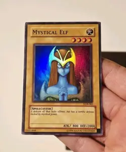 Yugioh Mystical Elf LOB-062 Super Rare LP - Image 3